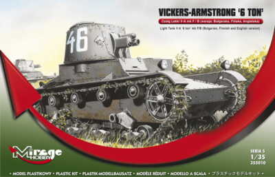 MIRAGE 355010 1:35 VICKERS-AMSTRONG '6-TON' Light Tank Mk F/B