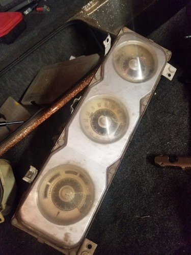 1969 Ford Fairlane Ranchero Torino Instrument Cluster Gauges Dash used ...