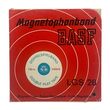 Magnetophonband BASF Reel to Reel Tape Typ LGS 26 730 X 2400 Feet