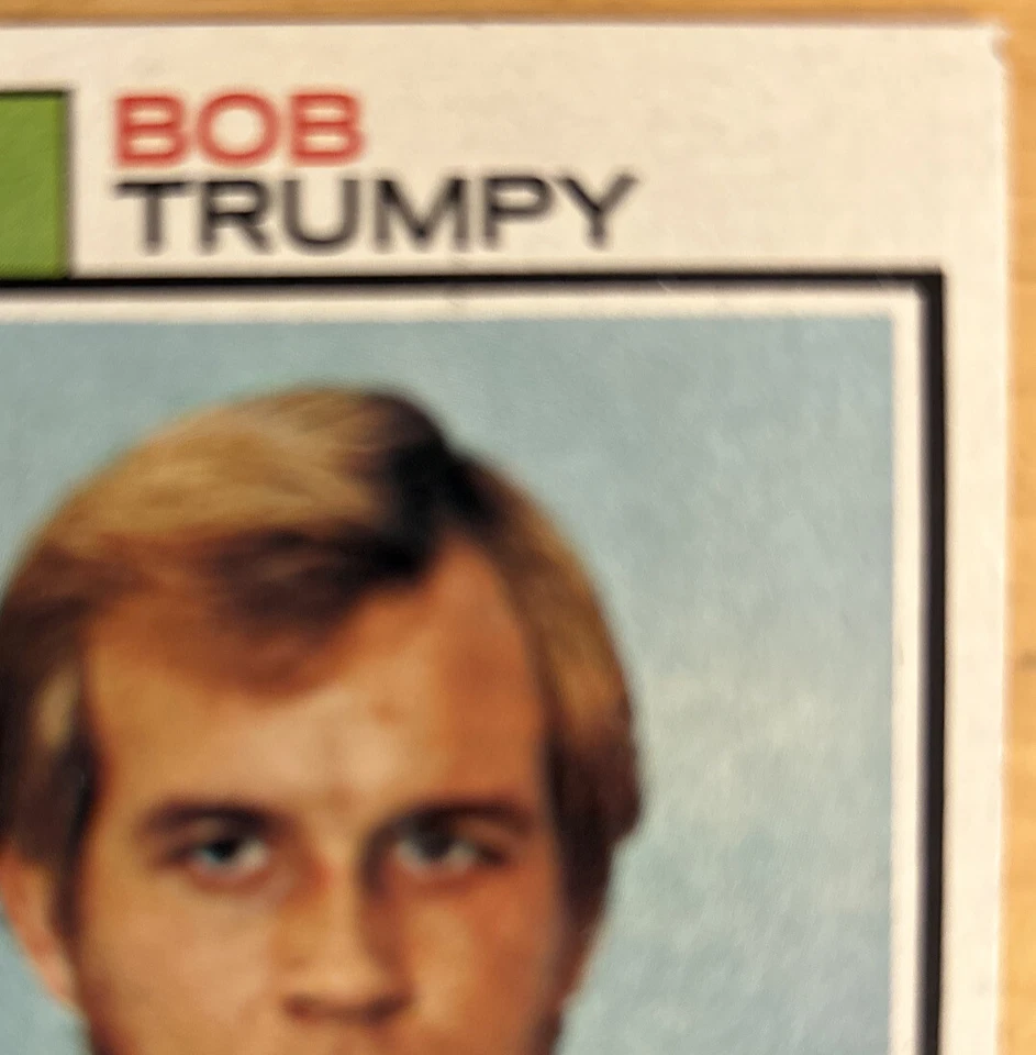1973 Topps Bob Trumpy Football Card #7 Bengals Edge Wear, Corner Dings, Good - Image 3 of 4
