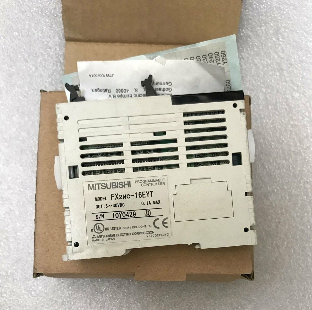 アンプ FX2NC-16EYT MITSUBISHI ONE Mitsubishi New FX2NC-16EYT PLC Module In Box FREE SHIPPING | eBay
