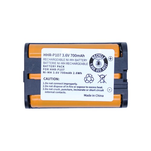 Batterie Panasonic HHRP107 Compatible - Ni-MH 3.6V 700mAh - Pour Téléphone Sans Fil