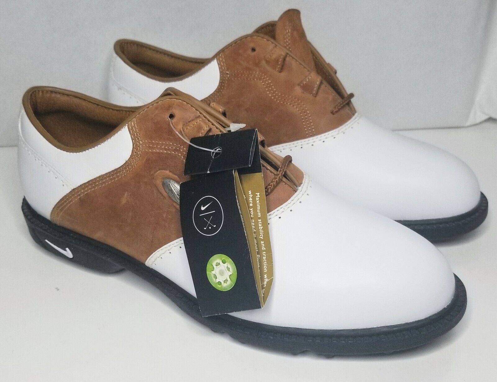 Mathis frotis me quejo Vintage Nike Zoom Air Jewel Saddle 192046 Women&#039;s Size 9 Leather Golf  Shoes NWT | eBay
