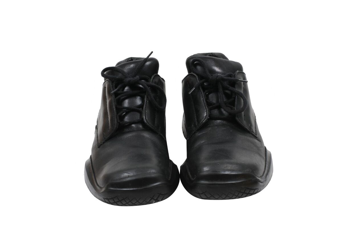 Prada Vintage Chunky Derby US 8.5 UK7.5 Black Leather AW99 Prada Vintage Chunky Derby US 8.5 UK7.5 Black Leather AW99