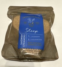 Bath Body Works SLEEP SHOWER STEAMERS LAVENDER/CEDARWOOD 6 Ct Sealed Package