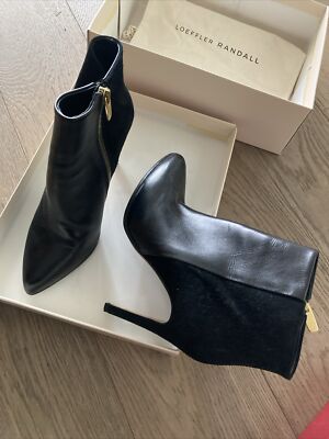 Woman s Vero Cuoio Genuine Leather Suede High Heel Zip Up Ankle Boots Italian