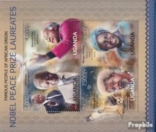 ouganda 3075-3078 Feuille miniature (complète edition) neuf avec gomme originale