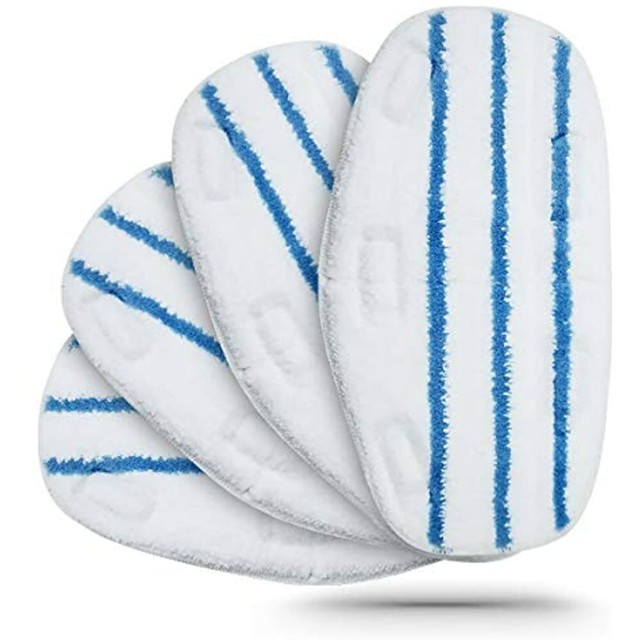  4 Pack Replacement Microfiber Steam Mop Pads Compatible PurSteam