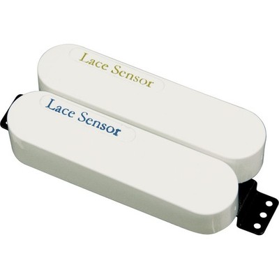 Lace Sensor Blue-Gold Dually Humbucker Electric Guitar Pickup White