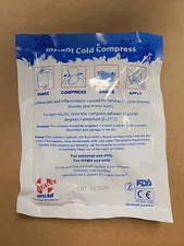 Instant Cold Packs, 5" x 6" (4" x 5" Cold Area) Disposable Cold Compresses 10PK