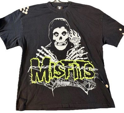 Civil Regime Misfits Graphic Band Black Men's L T-Shirt Short Sleeve