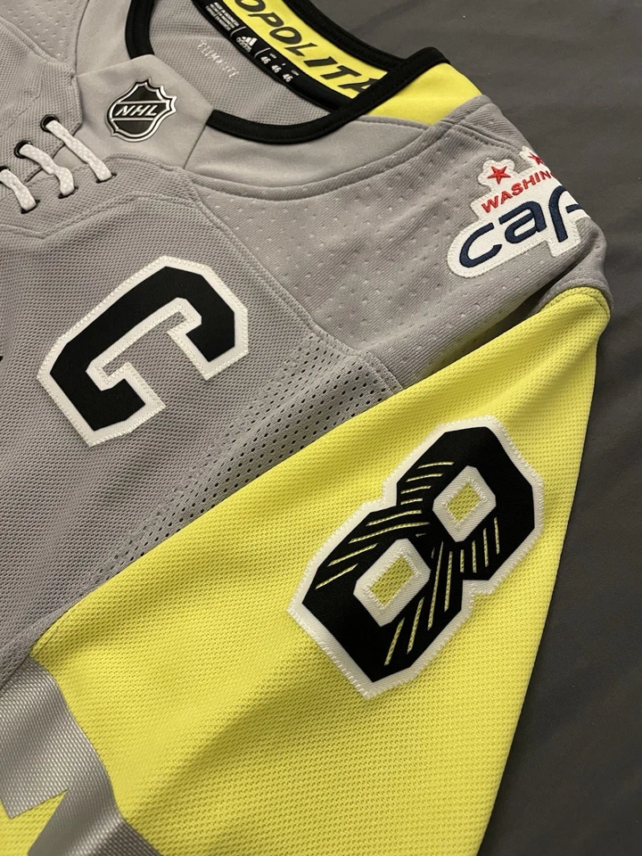 Camiseta auténtica Alex Ovechkin 2018 NHL ALL-STAR METRO DIVISION NUEVA CON ETIQUETAS TALLA 46 Foto 3 de 4