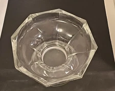 Antique McKee Pres Cut Colonial Glass Punch Bowl Stand / Base ONLY, Exc! Cond!