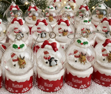 Ganz Personalized Snow Globe Christmas Ornament Names Special Custom Orders