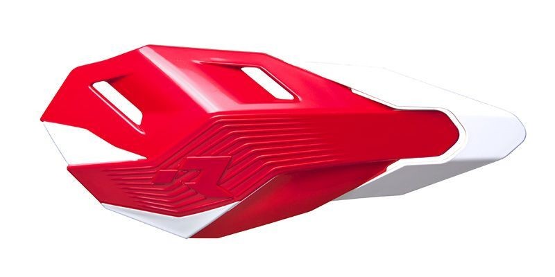 Protège-mains RACETECH HP3 rouge pour sorties enduro en forêt
