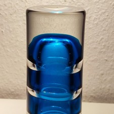 Massive Zylinder Vase Muranoglas Mazzega Desi...