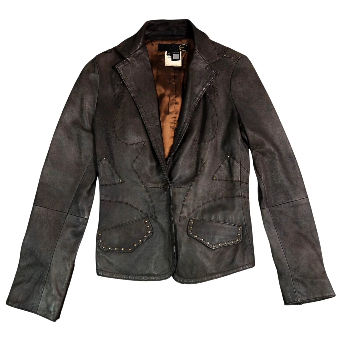 roberto cavalli leather jacket products for sale | eBay