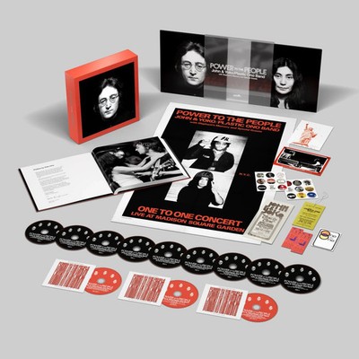 John Lennon & Yoko Ono Power To The People Box Set 9 x CD 3 x Blu Ray + Booklet