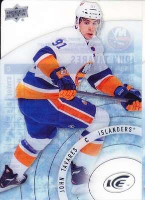 2014-2015 @ UPPER DECK ICE @ ACETATE BASE CARD @ JOHN TAVARES @ ISLANDERS
