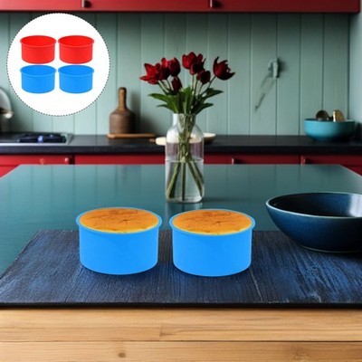 4 Pcs Silikon -Backblechform Backformen Für Den Ofen Kuchenform Aus