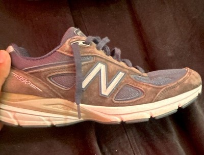 New Balance 990v4 M990NV4 Suede Navy/Gray Low Top Lace Up Sneaker Made in USA
