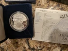 1996 P American Silver Eagle Bullion Proof $1 Coin Collectible OGP COA