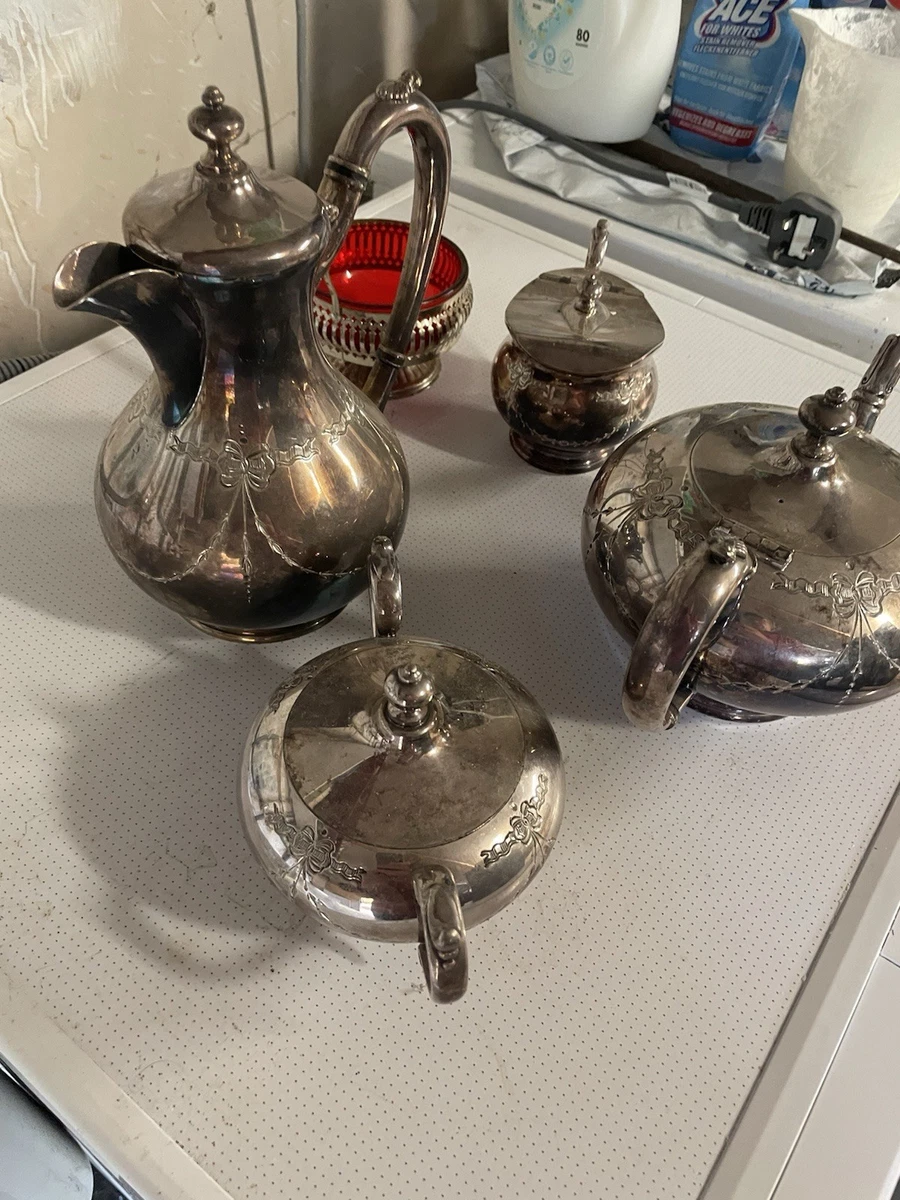 J Dixon Tea/Coffee Pots/Set Antique Silver for sale | eBay UK