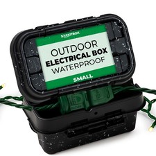 Original Outdoor Waterproof - Small Outdoor Extention Cord Cover with 6 Cable...