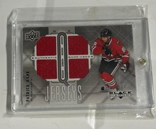 2008-09 Upper Deck Black Diamond Patrick Kane Quad Jerseys /10 Game Used