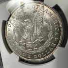 1890 P $1 NGC MS62 United States Morgan Silver One Dollar Nice Example!