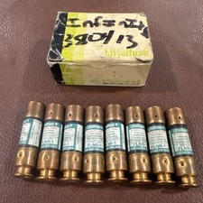 8x Littelfuse Slo-Blo Fuse Time Delay Dual Element FLNR-1 250Vac Fuses
