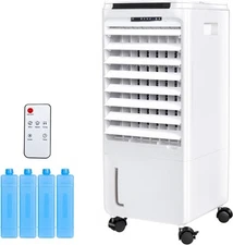 Evaporative Air Cooler,Swamp Cooler With Gal Tank, Portable Eva