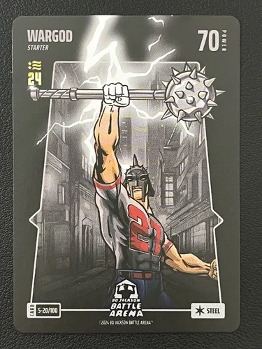 2024 Bo Jackson Battle Arena Mike Trout WARGOD Steel #S-20/100 Starter