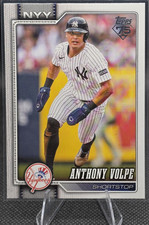 Topps 2026 Series 1 Anthony Volpe #308 75th Anniversary Yankees Baseball Card