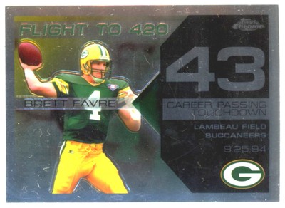 2007 Topps Chrome Brett Favre Collection #BFC-BF43 Brett Favre Green Bay Packers