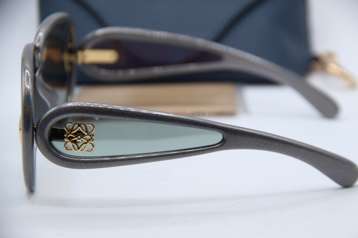 NEW LOEWE LW 40132I 05X BLUE GOLD MIRRORED AUTHENTIC FRAMES 