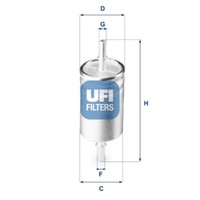 UFI Kraftstofffilter FüR Fiat 500X Jeep Renegade GeläNdewagen Geschlossen Alfa