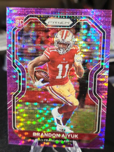 2020 Panini Prizm Purple Pulsar #301 Brandon Aiyuk RC  San Francisco 49ers 🔥 