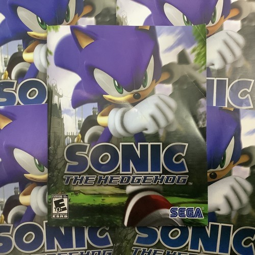 Sonic The Hedgehog PS3 PlayStation 3 Instruction Manual Only