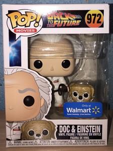 Funko Pop Back to the Future Doc and Einstein Walmart Exclusive 972 889698496858 | eBay