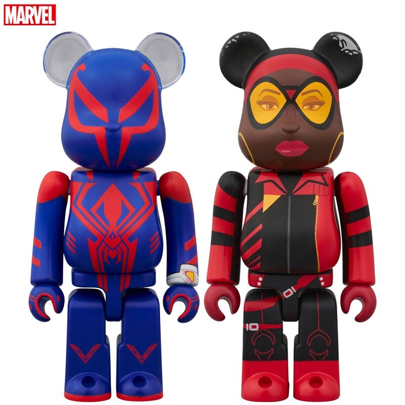 その他 MEDICOM TOY - BE@RBRICK SPIDER-MAN 2099 SPIDER-WOMAN Medicom Toy] BE＠RBRICK SPIDER-MAN 2099 & SPIDER-WOMAN 2PCS