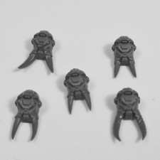 Chaos Space Marine Terminators Heads B (Juego de 5) Warhammer 40k