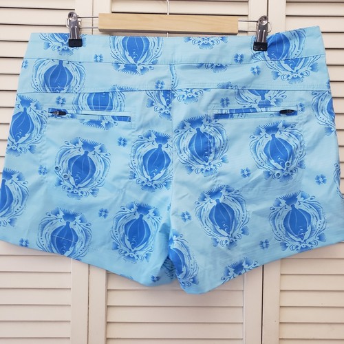 5 Fin Women's Size 12 Board Shorts Swimsuit Bottoms Fish Blue - Picture 3 of 19