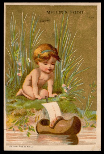 Carta commerciale vittoriana MELLIN'S FOOD, T. Metcalf & Co. 39 Tremont Street Boston MA