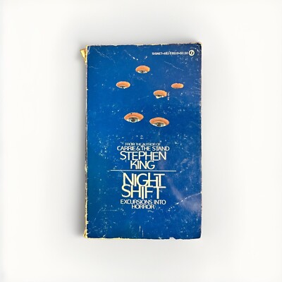 Keyhole Cover-Night Shift by Stephen King, 1979 First Signet Printing Paperback