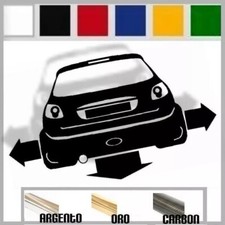 adesivo peugeot 206 tuning down-out dub prespaziato,auto,moto