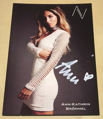 Ann-Kathrin Brömmel Götze Original signierte Autogrammkarte Autogramm Karte #13