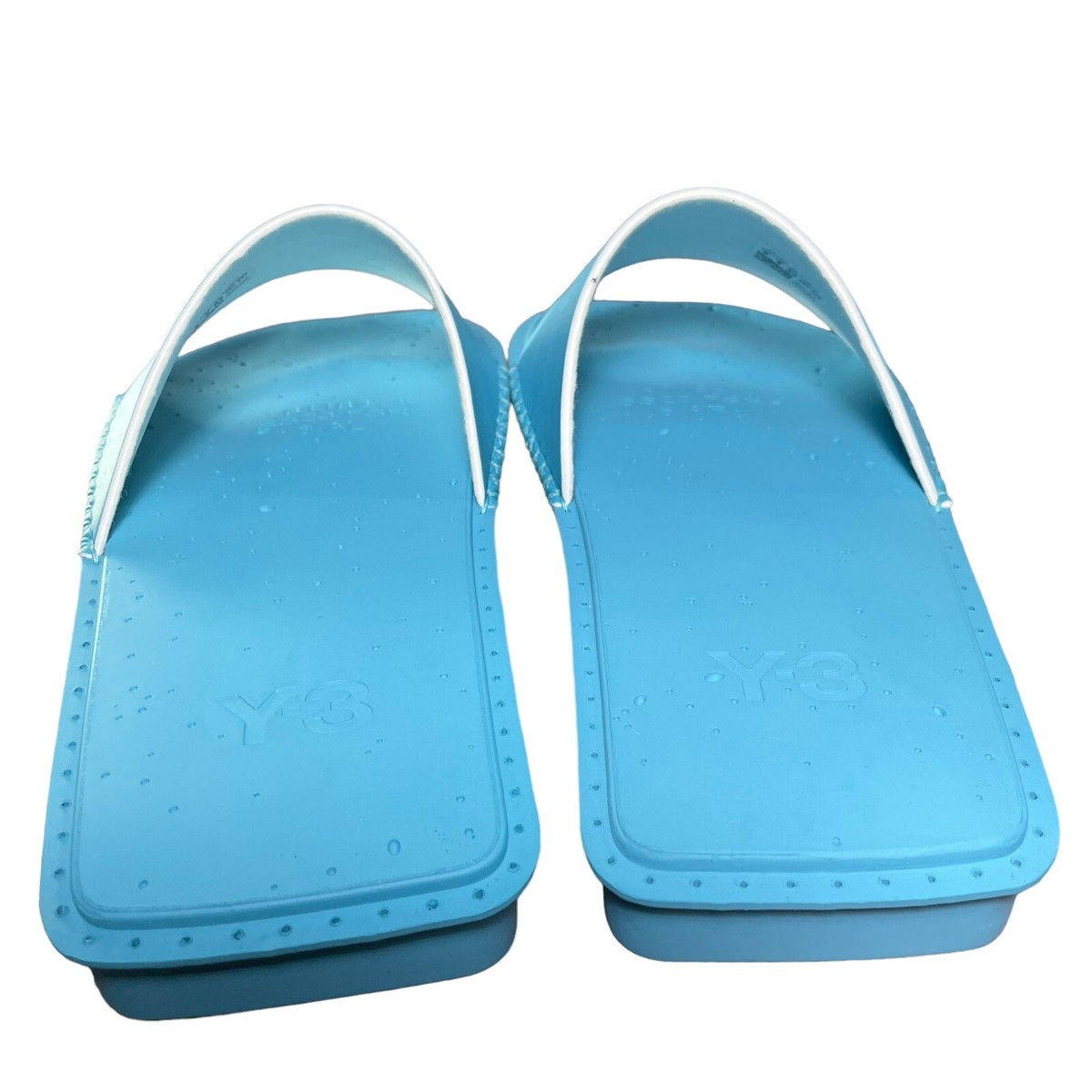 Adidas‎ Y-3 Yohji Yamamoto x Adidas Vapour Blue Cyan Water Slides Men\'s Size 9 Adidas Y-3 Yohji Yamamoto Blue Cyan Water | Mercari main image 4