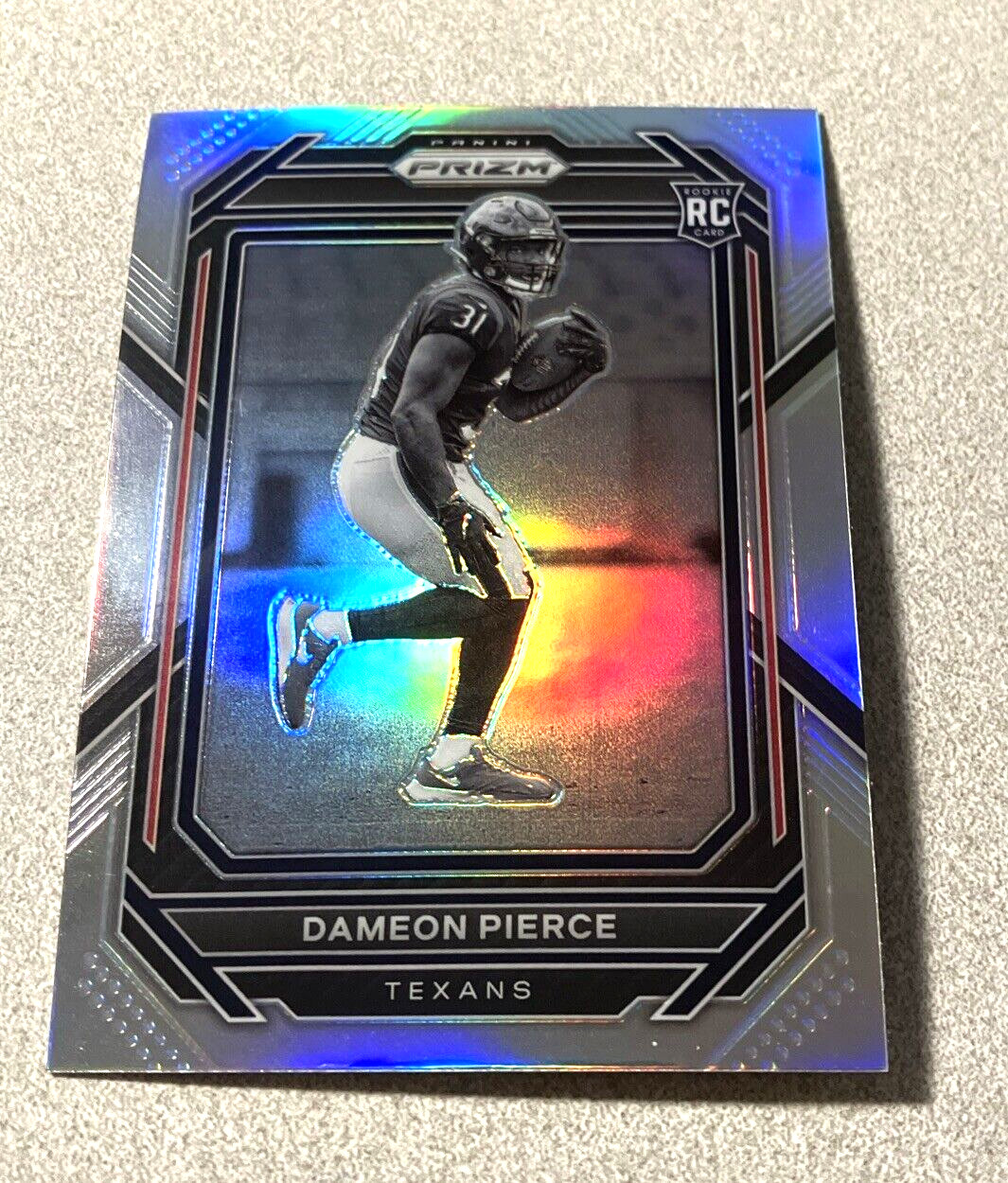 2022 Panini Prizm RC Silver Prizm Negative Variation #322 Dameon Pierce Texans
