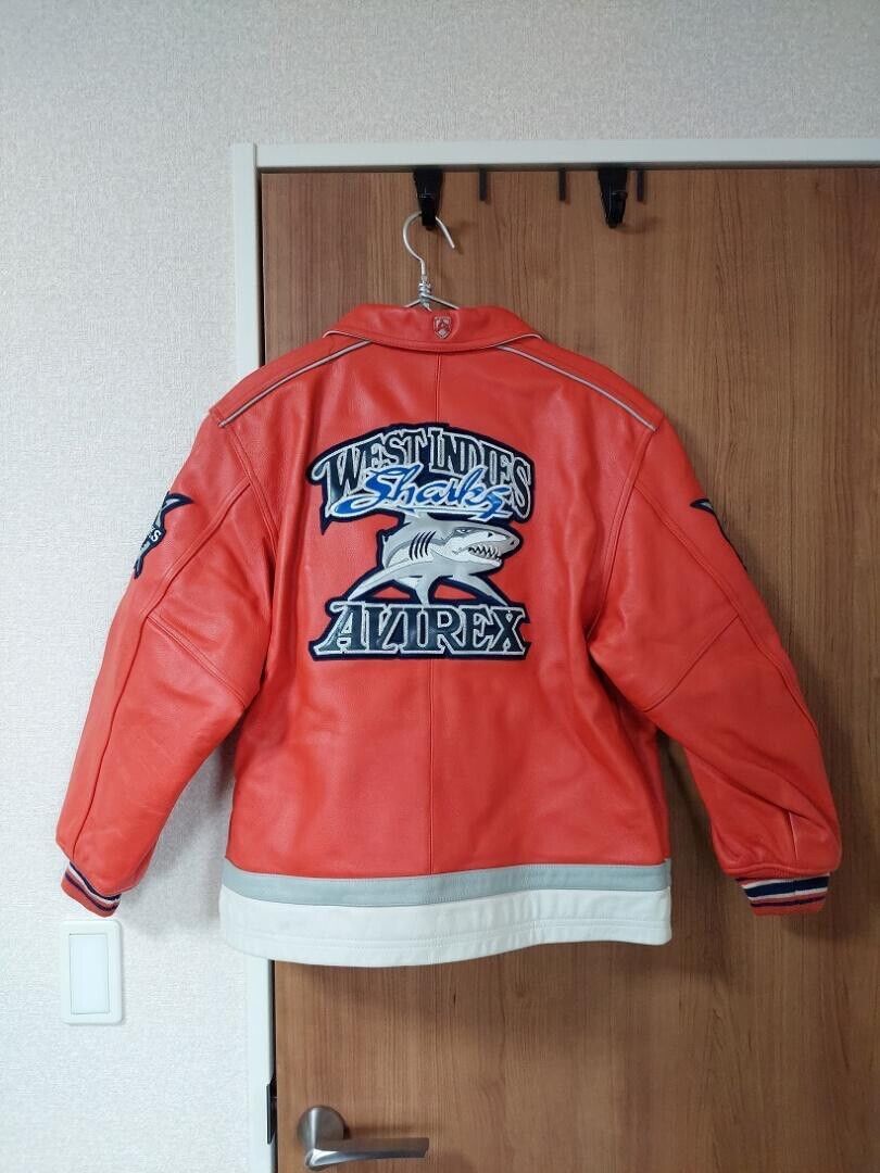 AVIREX USA Authentic Varsity Leather Jacket Size L | eBay AVIREX USA Authentic Varsity Leather Jacket Size L | eBay